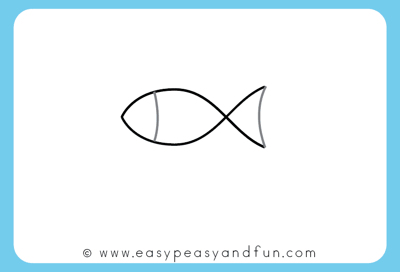 802x545 How To Draw A Fish Step - Basic Fish Drawing