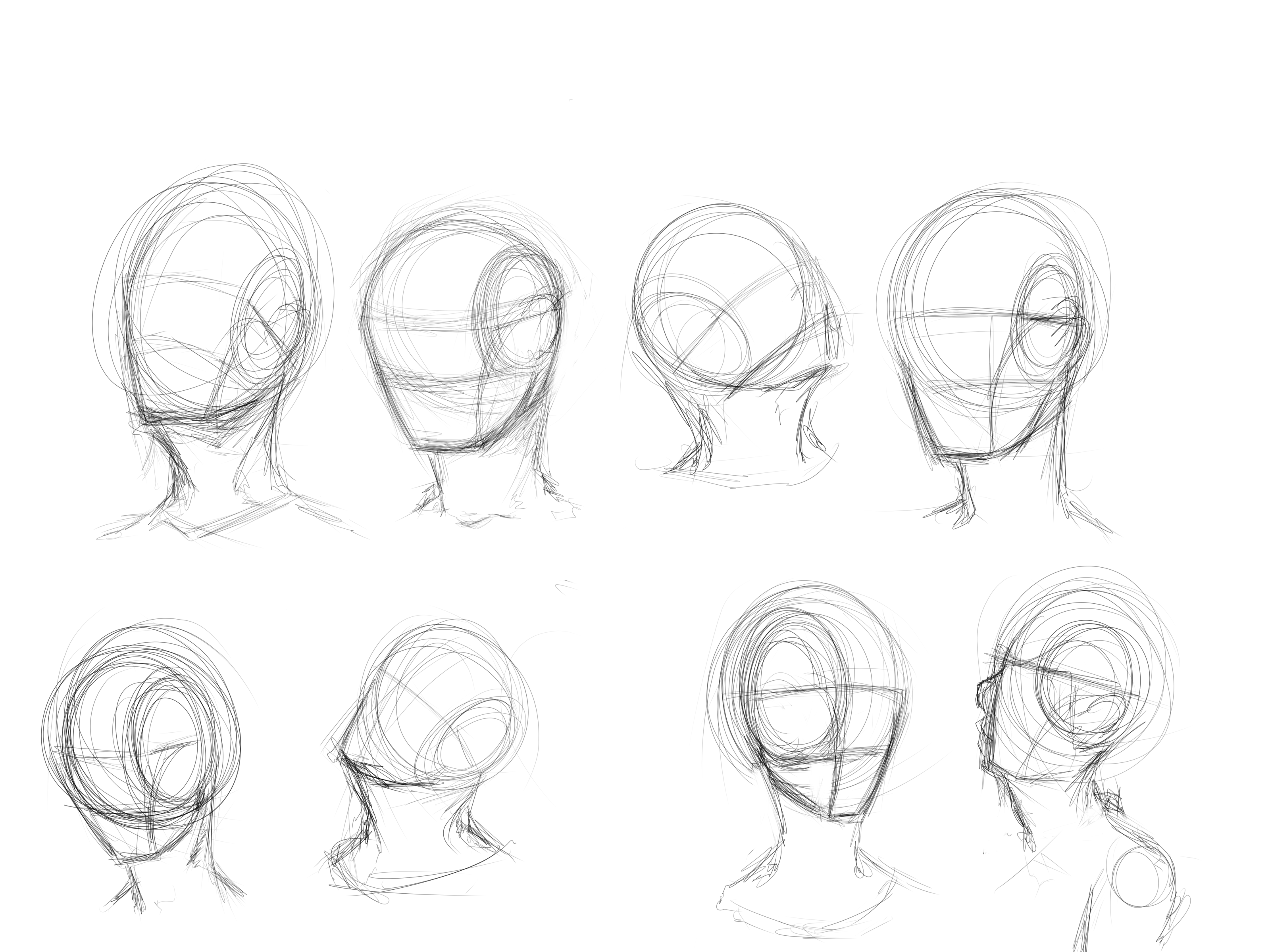 Basic Head Drawing at PaintingValley.com | Explore collection of Basic ...