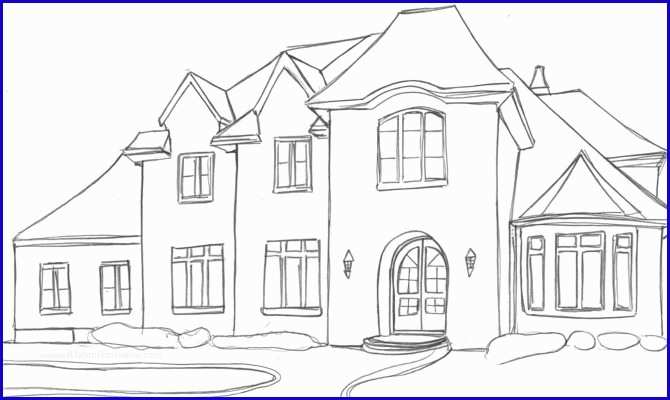 670x400 basic house plan drawing and house drawing pencil easy house - Basic House Drawing