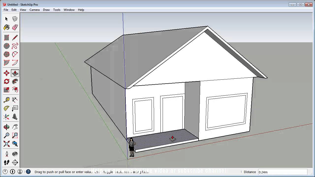 Sketchup как рисовать