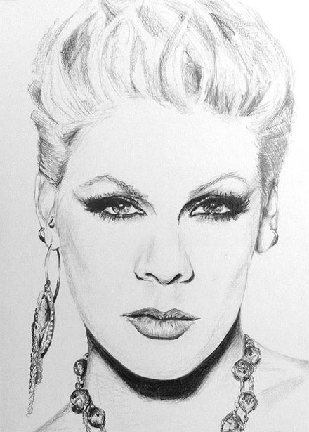 440x615 demo how to draw a portrait step - Basic Portrait Drawing