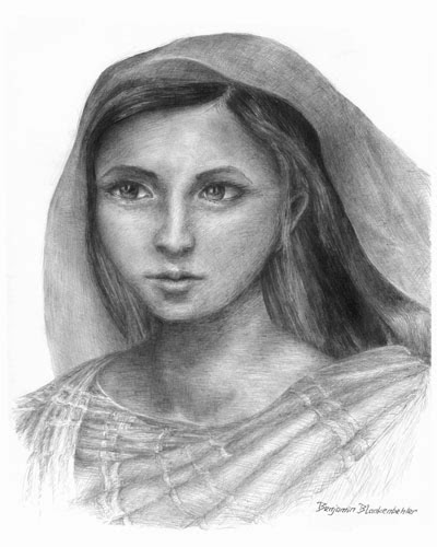 400x500 Portrait Draw A Face Tutorial - Basic Portrait Drawing