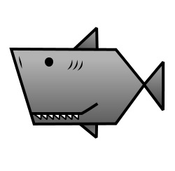 250x244 How To Draw A Shark - Basic Shark Drawing