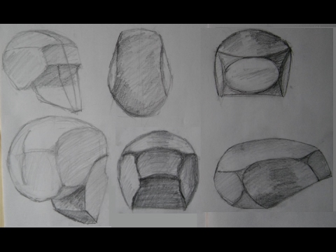 480x360 Skull Drawing - Basic Skull Drawing