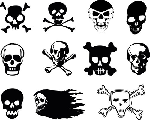 500x399 This Will Help You Create Very Cool Evil Skull Drawings - Basic Skull Drawing