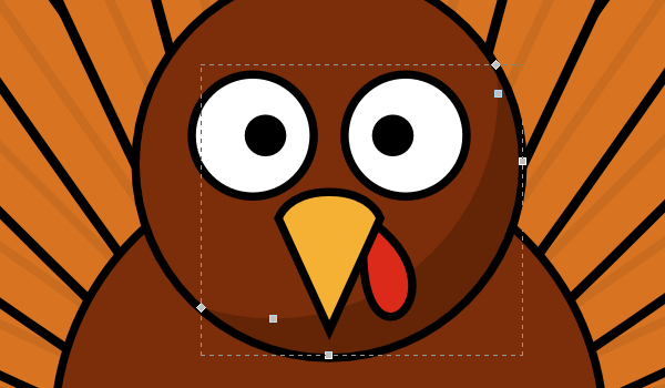 600x350 how to draw a cartoon turkey goinkscape! - Basic Turkey Drawing