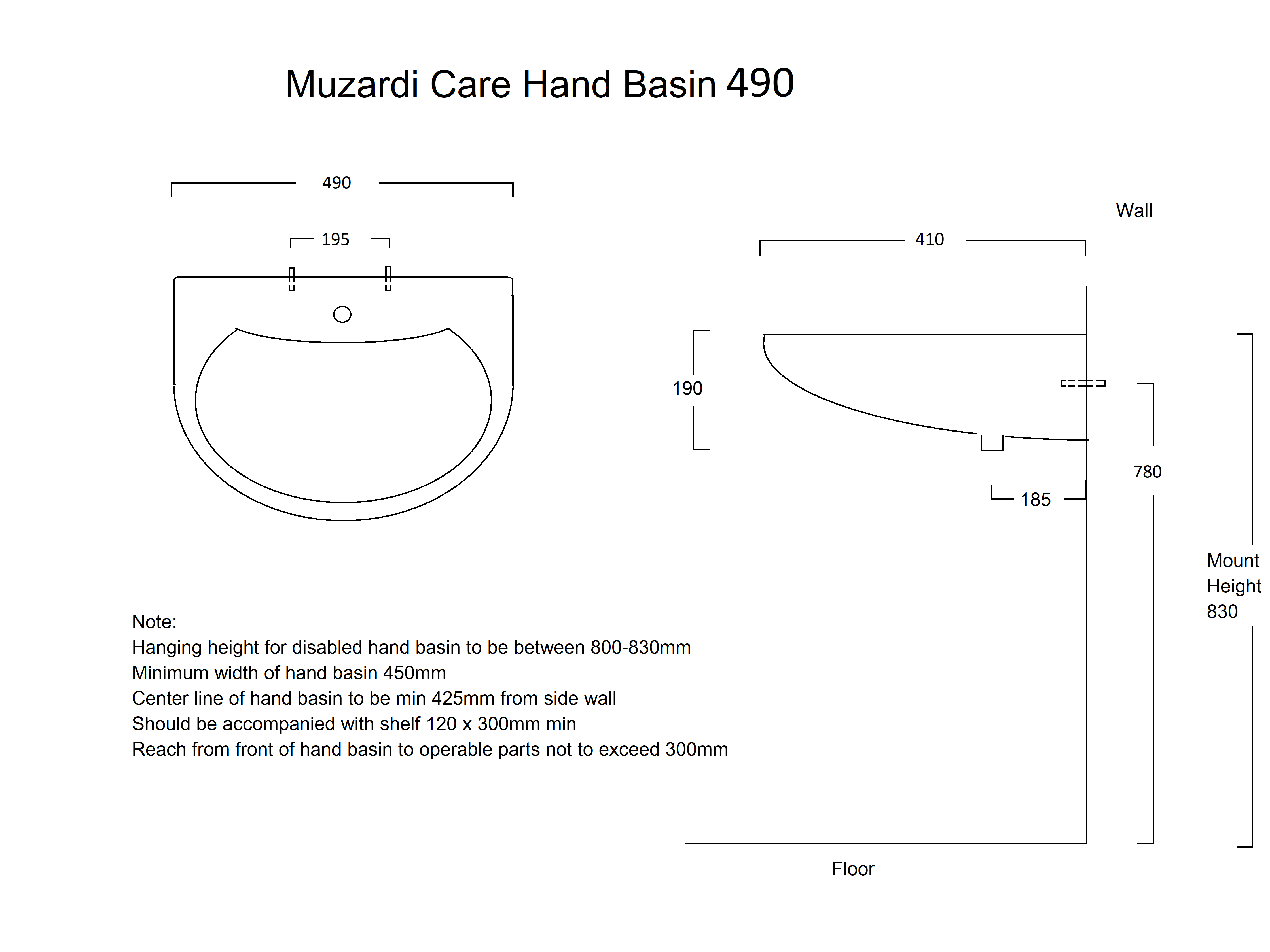 4480x3360 disabled hand basin muzardi care great grab - Basin Drawing