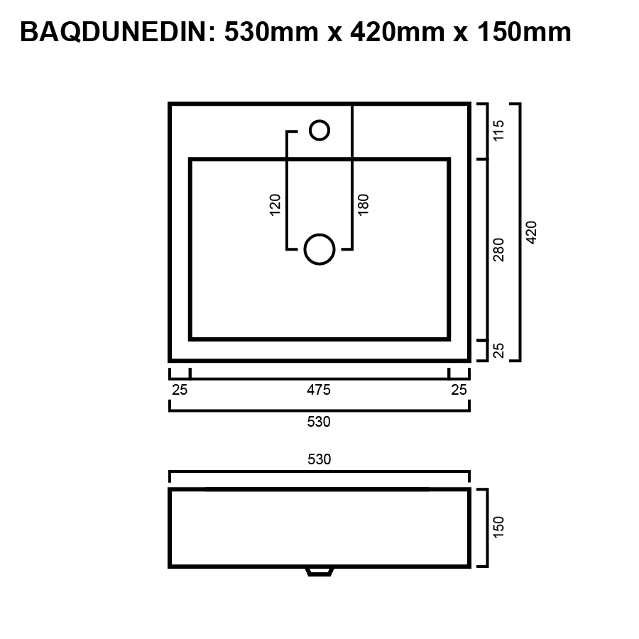 900x900 dunedin - Basin Drawing