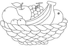 235x160 Fruit Basket Drawing - Basket Drawing Images