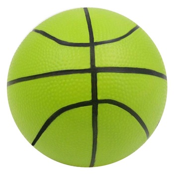 350x350 Green Color Line Drawing Rubber Plastic Basketball Ball - Basketball Ball Drawing