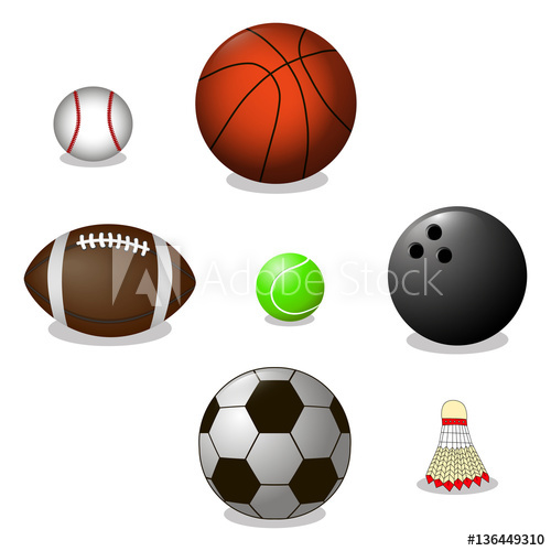 500x500 Vector Illustration Of Logo For Ball Game Basketball,football - Basketball Ball Drawing