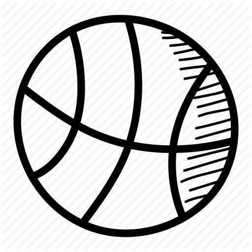 512x512 ball, basketball, basketball ball, game, hand drawn, sport, team icon - Basketball Ball Drawing
