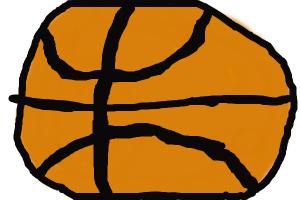 300x200 How To Draw - Basketball Cartoon Drawing