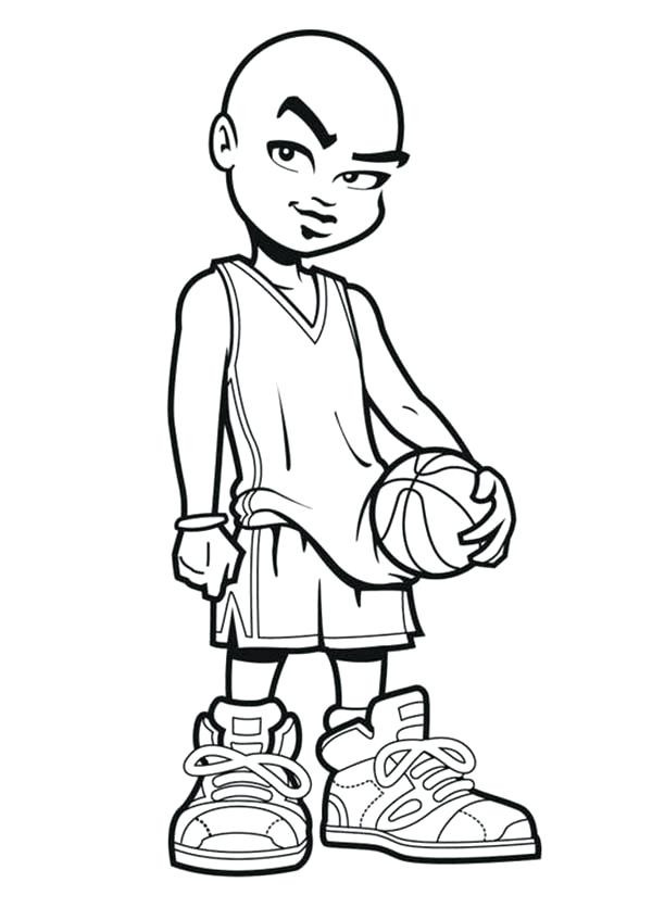 Basketball Cartoon Drawing At Paintingvalley Com Explore