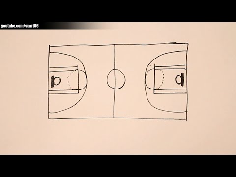 480x360 how to draw a basketball court - Basketball Court Drawing