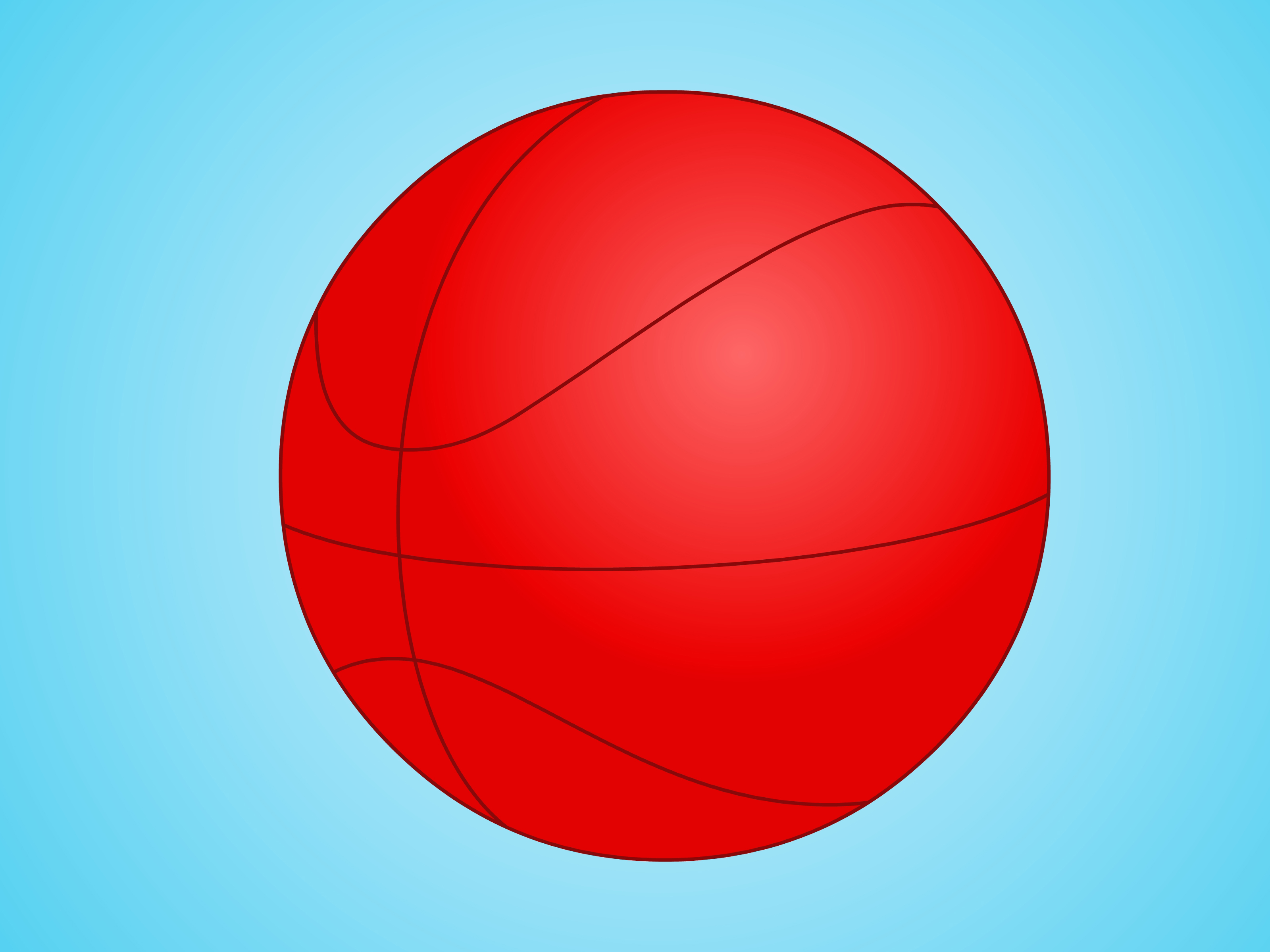 3200x2400 How To Draw A Basketball Steps - Basketball Drawing