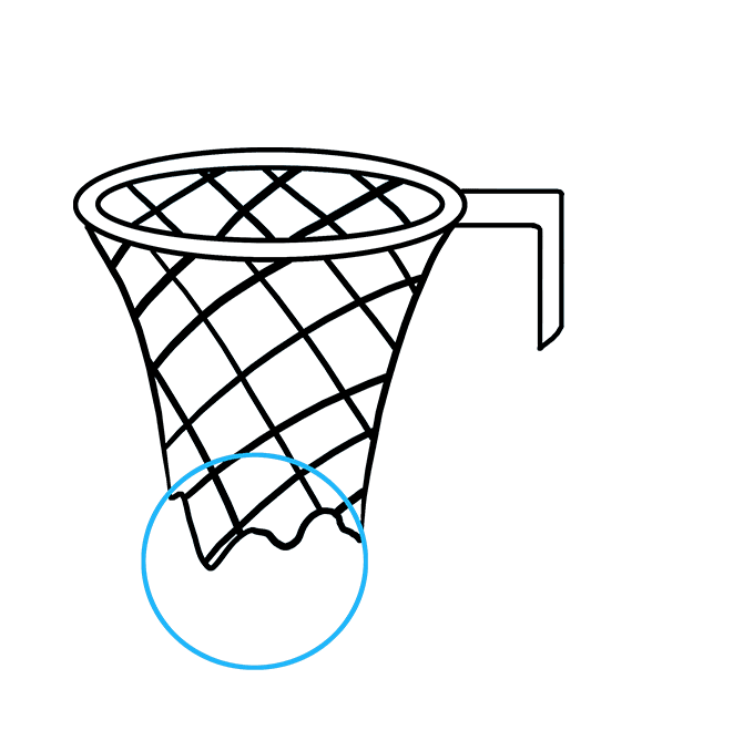 680x678 How To Draw A Basketball Hoop - Basketball Drawing