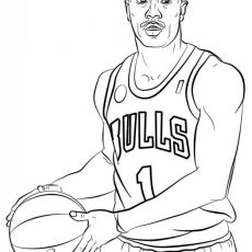 230x230 Stunning Ideas Basketball Players Coloring Pages Billbengen Com - Basketball Drawing Ideas