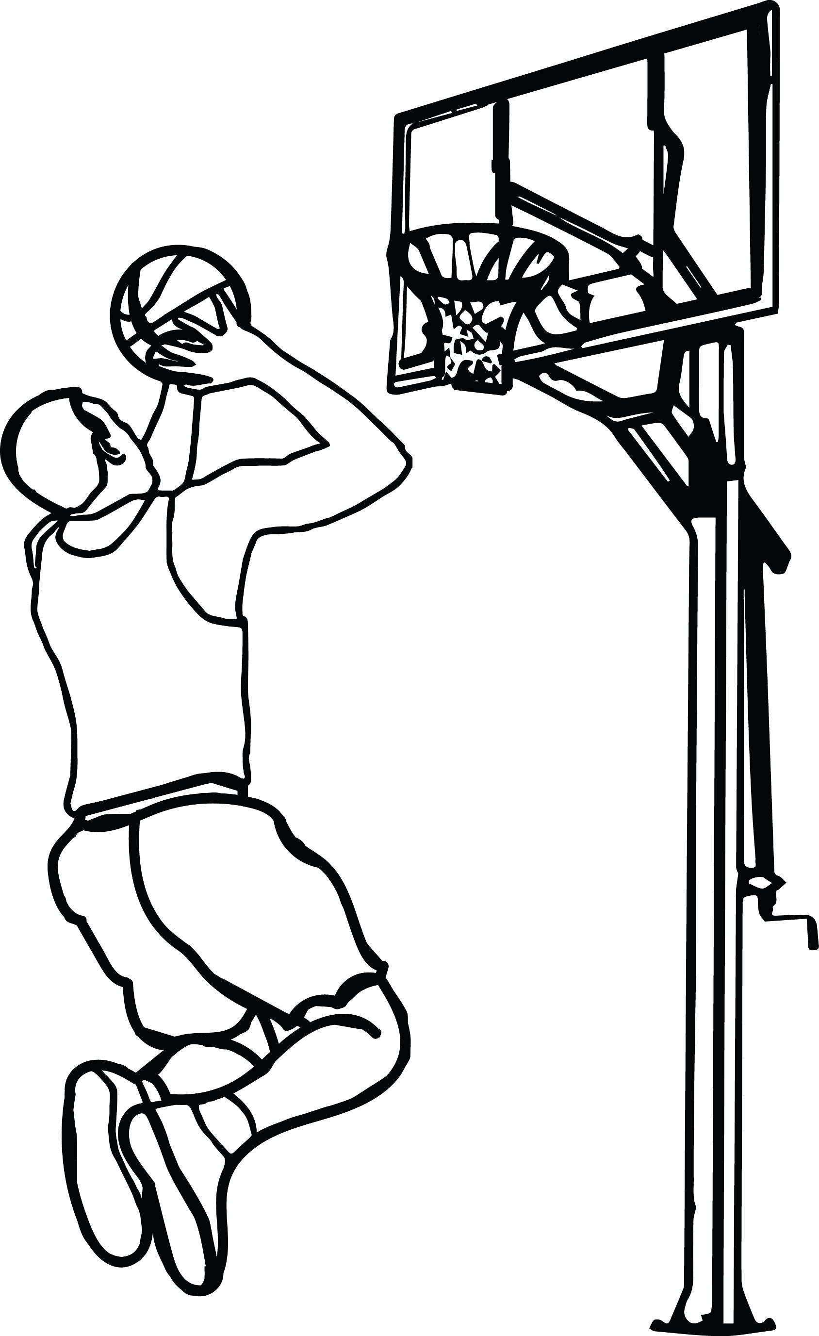 1688x2753 basketball goal drawing - Basketball Goal Drawing