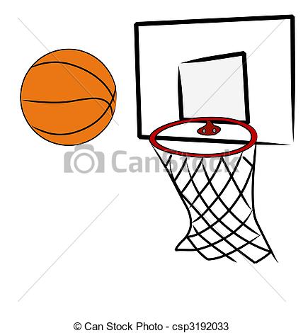 428x470 nba basketball hoop clipart great free clipart, silhouette - Basketball Hoop Drawing