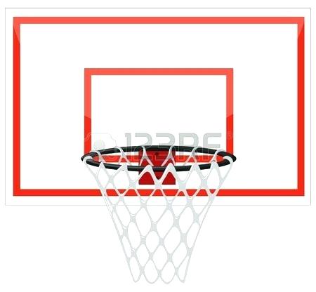 450x416 Basket Ball Net - Basketball Hoop Drawing