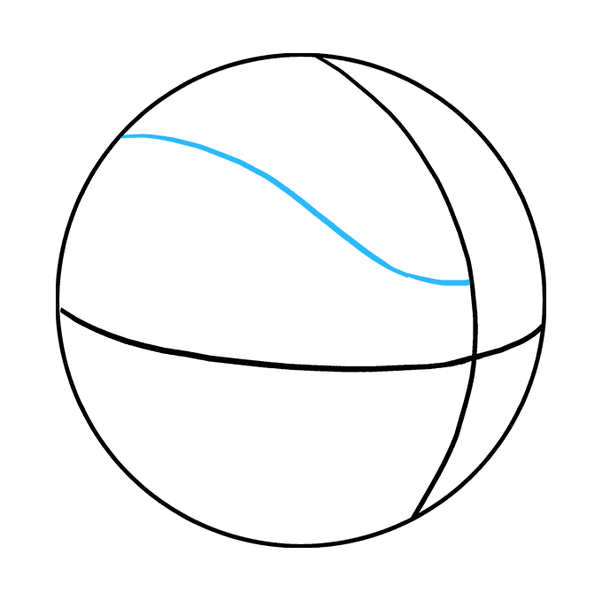 680x678 How To Draw A Basketball - Basketball Line Drawing