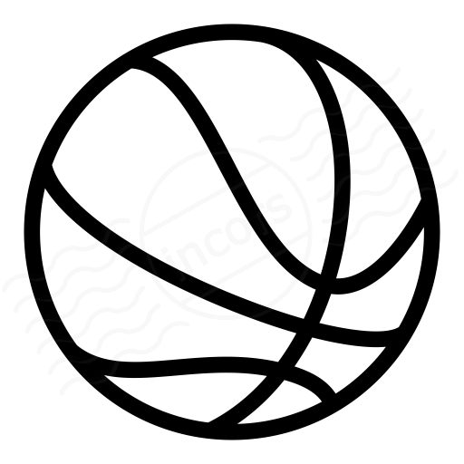 512x512 Iconexperience I Collection Basketball Icon - Basketball Line Drawing