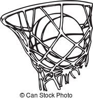 Basketball Line Drawing at PaintingValley.com | Explore collection of ...