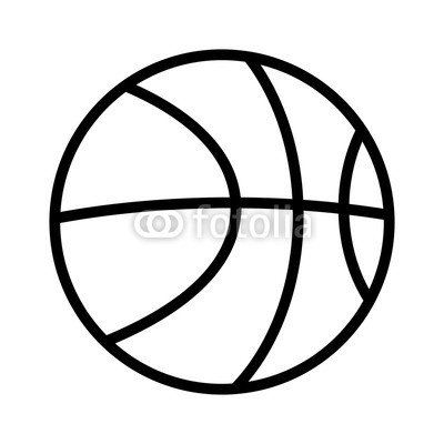400x400 basketball line art icon for sports apps and websites buy photos - Basketball Line Drawing