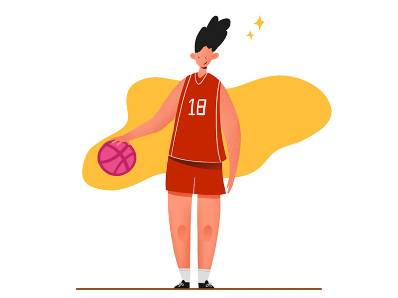 800x600 the job series - Basketball Player Drawing