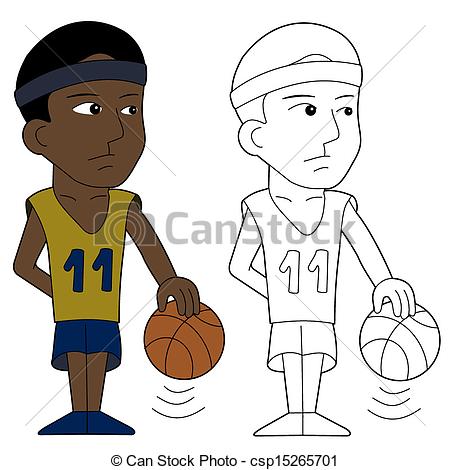 Basketball Player Drawing at PaintingValley.com | Explore collection of ...