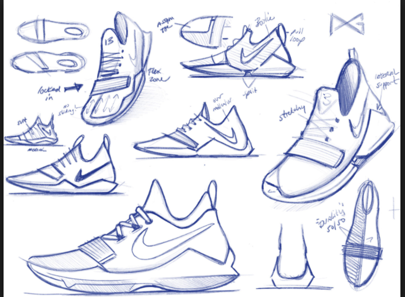 796x584 Ten Best Basketball Shoes - Basketball Shoes Drawing