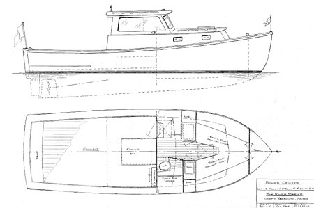 450x299 Six River Marine - Bass Boat Drawing