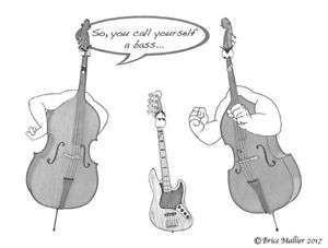 300x227 bass guitar humor drawing ebay - Bass Guitar Drawing