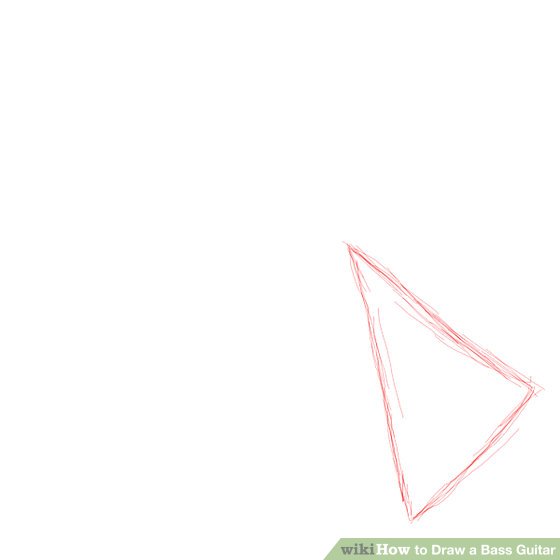 560x560 How To Draw A Bass Guitar Steps - Bass Guitar Drawing