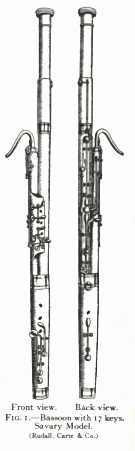 265x886 vintage bassoon drawing - Bassoon Drawing