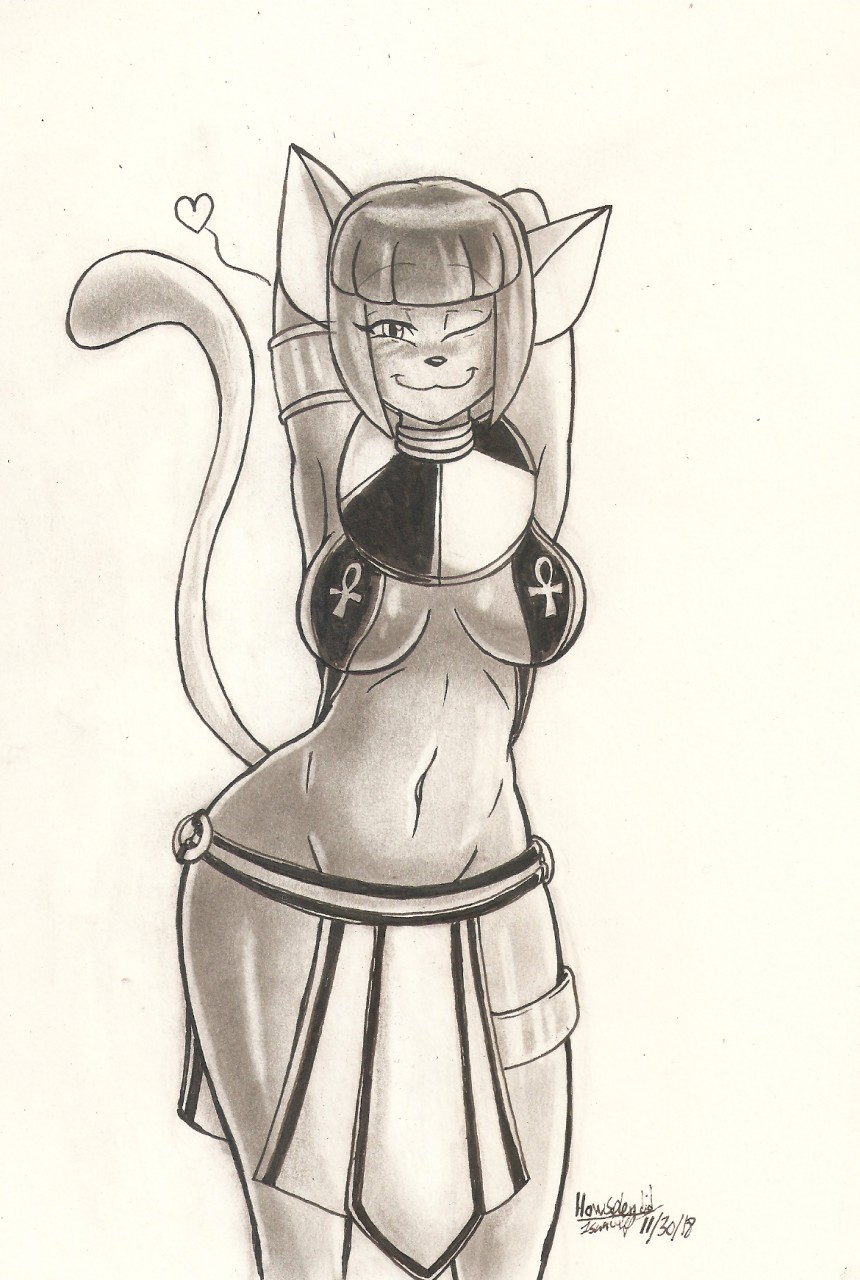 860x1280 bastet - Bastet Drawing