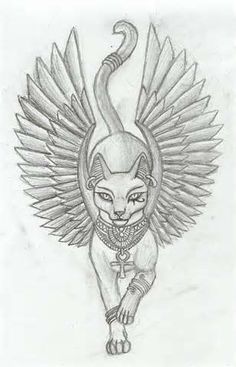 236x367 tattoos goddess isis tattoo, egyptian - Bastet Drawing