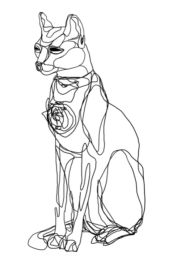 560x840 bastet' in tattoos tattoodo - Bastet Drawing