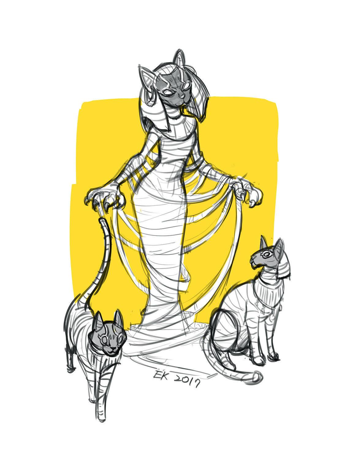 Bastet Drawing at Explore collection of Bastet Drawing