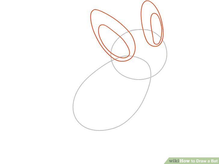 728x546 How To Draw A Bat - Bat Cartoon Drawing