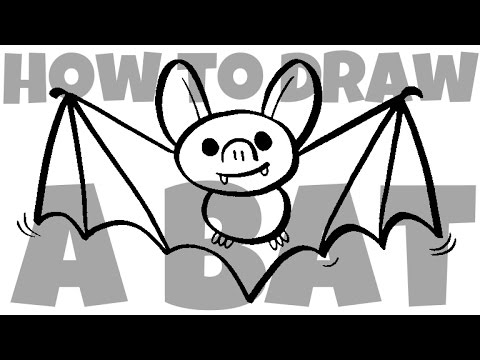 480x360 How To Draw A Bat - Bat Cartoon Drawing