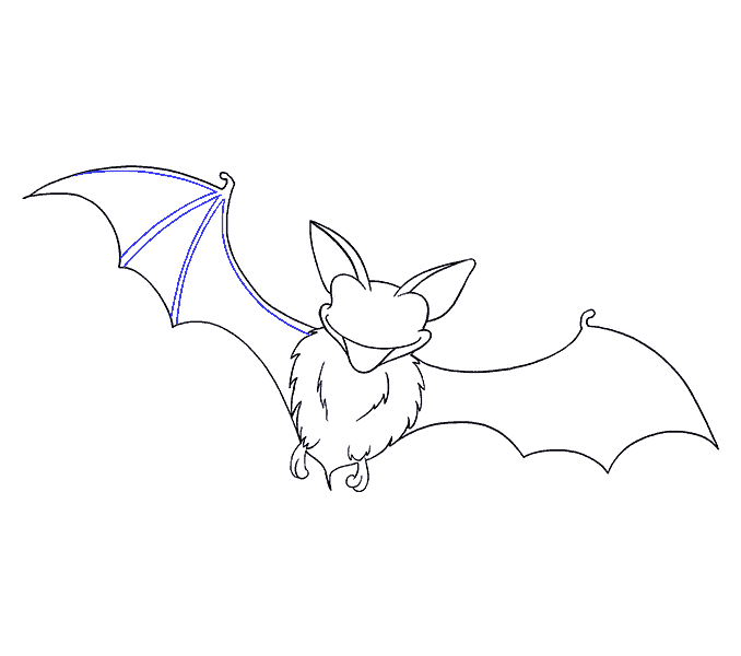 678x600 how to draw a bat in a few easy steps easy drawing guides - Bat Drawing Easy