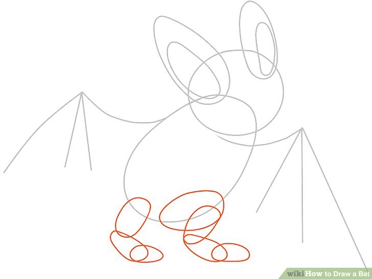 728x546 How To Draw A Bat - Bat Drawing Images