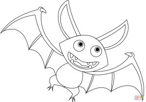 Bat Drawing Outline at PaintingValley.com | Explore collection of Bat ...