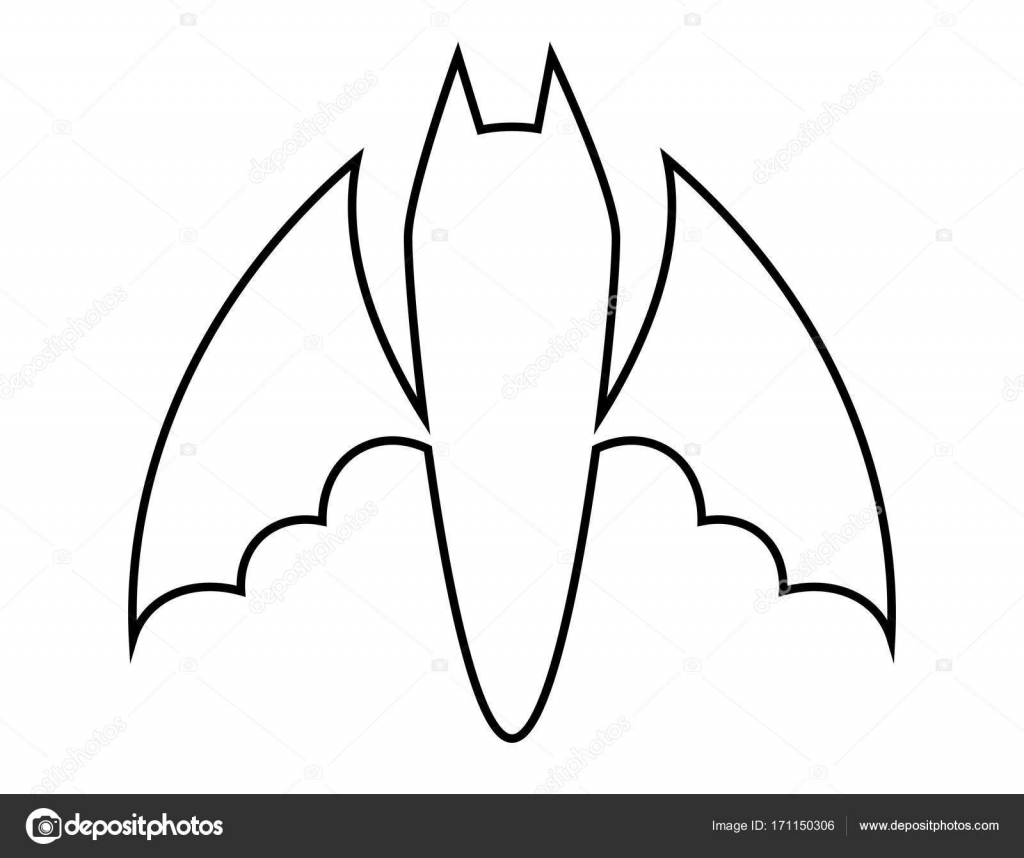 1024x858 Outline Printable Drawing Cricket Bat - Bat Drawing Outline