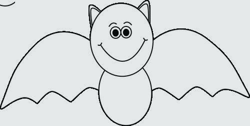 500x253 bat drawing outline at free for personal use stencil images wuyedh - Bat Drawing Outline