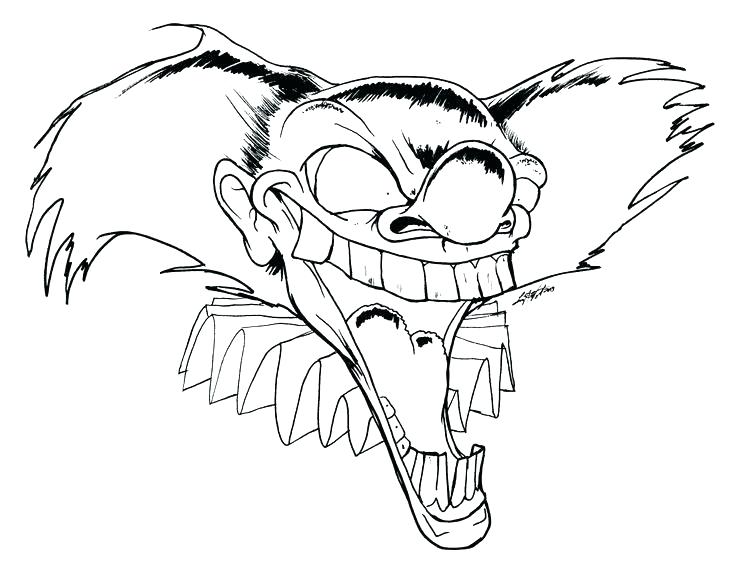 736x568 Scary Pumpkin Coloring - Bat Face Drawing