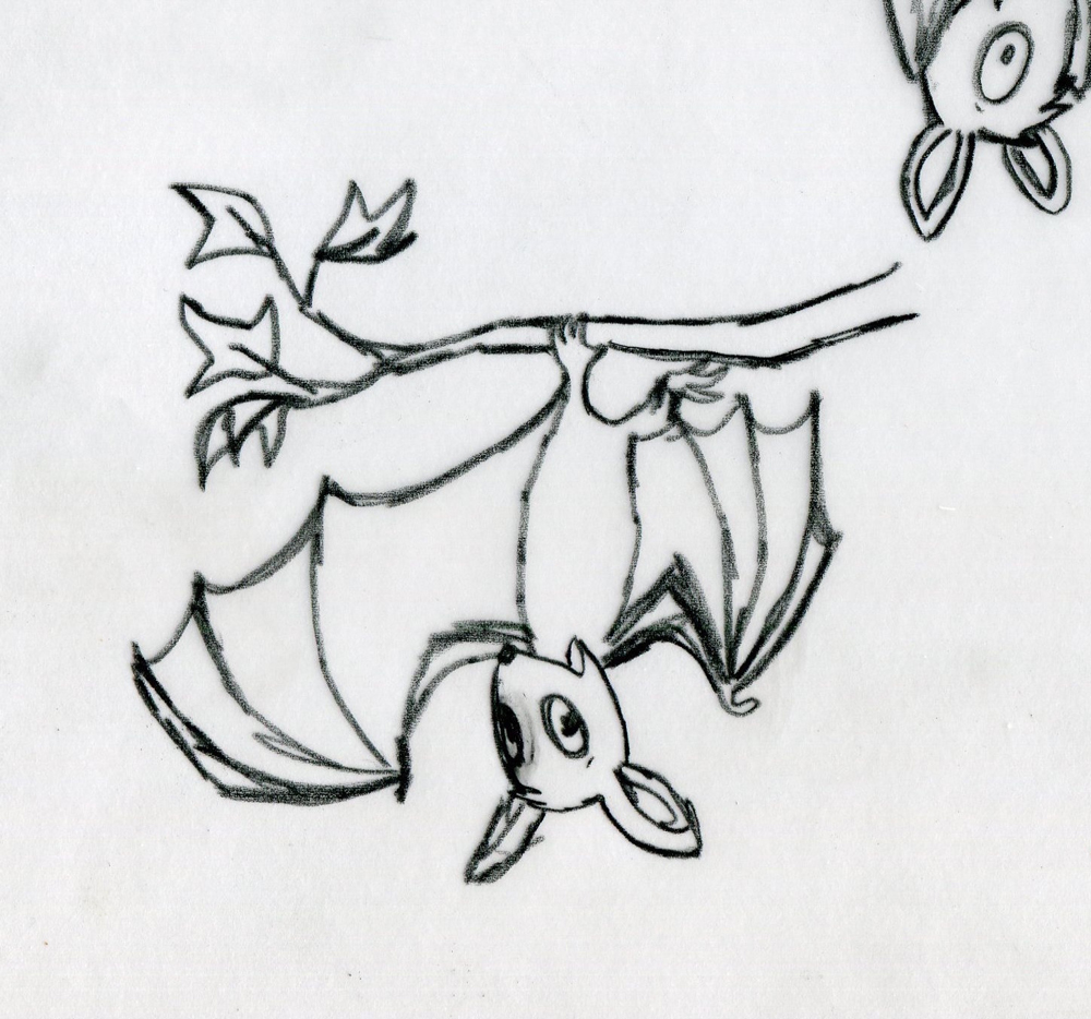 1000x934 Owls The Belugas Are Watching - Bat Line Drawing