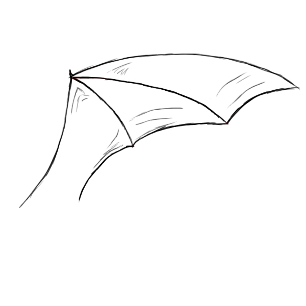 600x600 How To Draw Wings - Bat Wings Drawing